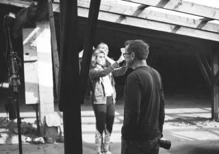 Intense Black and White with Melanie