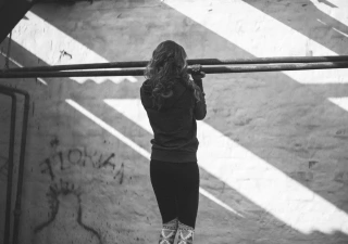 Intense Black and White with Melanie