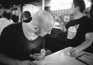 Just a nice evening in Vienna with Erik