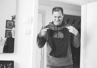 Funny Boudoir Shooting with Sajira and Christian